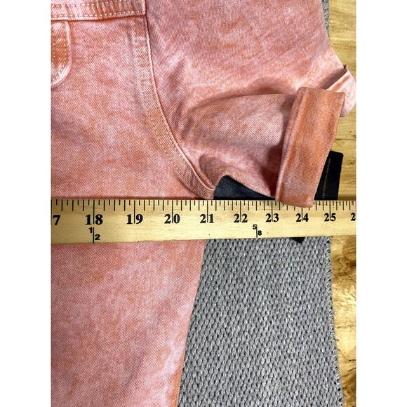 Lee Union-Alls Denim Romper Womens M Persimmon Short Acid Wash Modern Retro - Picture 11 of 16